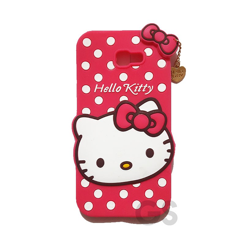 Silicon Boneka 3D A7 2017 Softcase Lucu Karakter Hello Kitty Doraemon Minnion