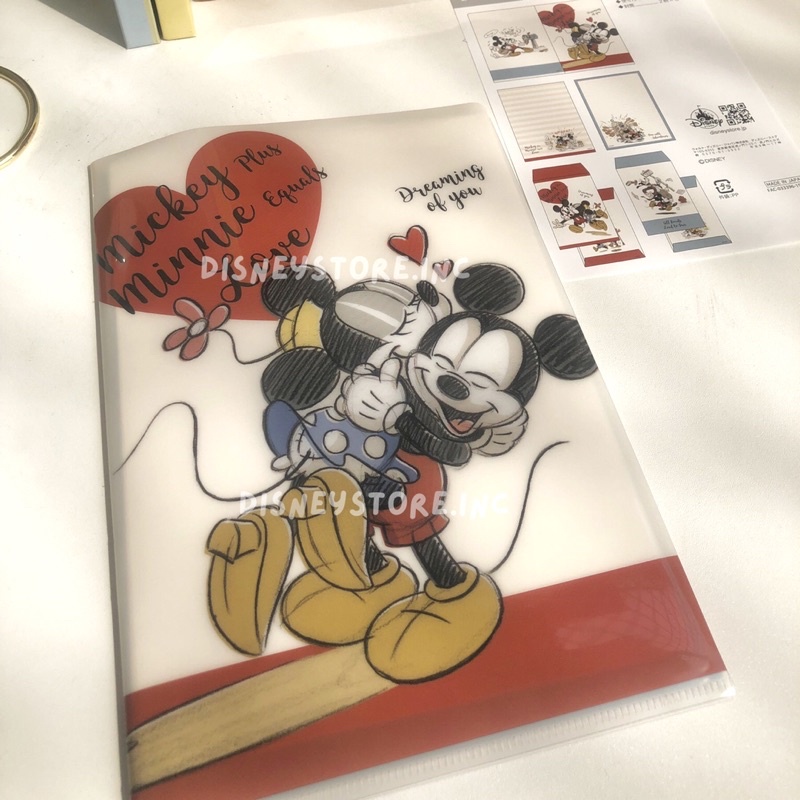 

Mickey Minnie Letter Set ORI Tokyo Disney