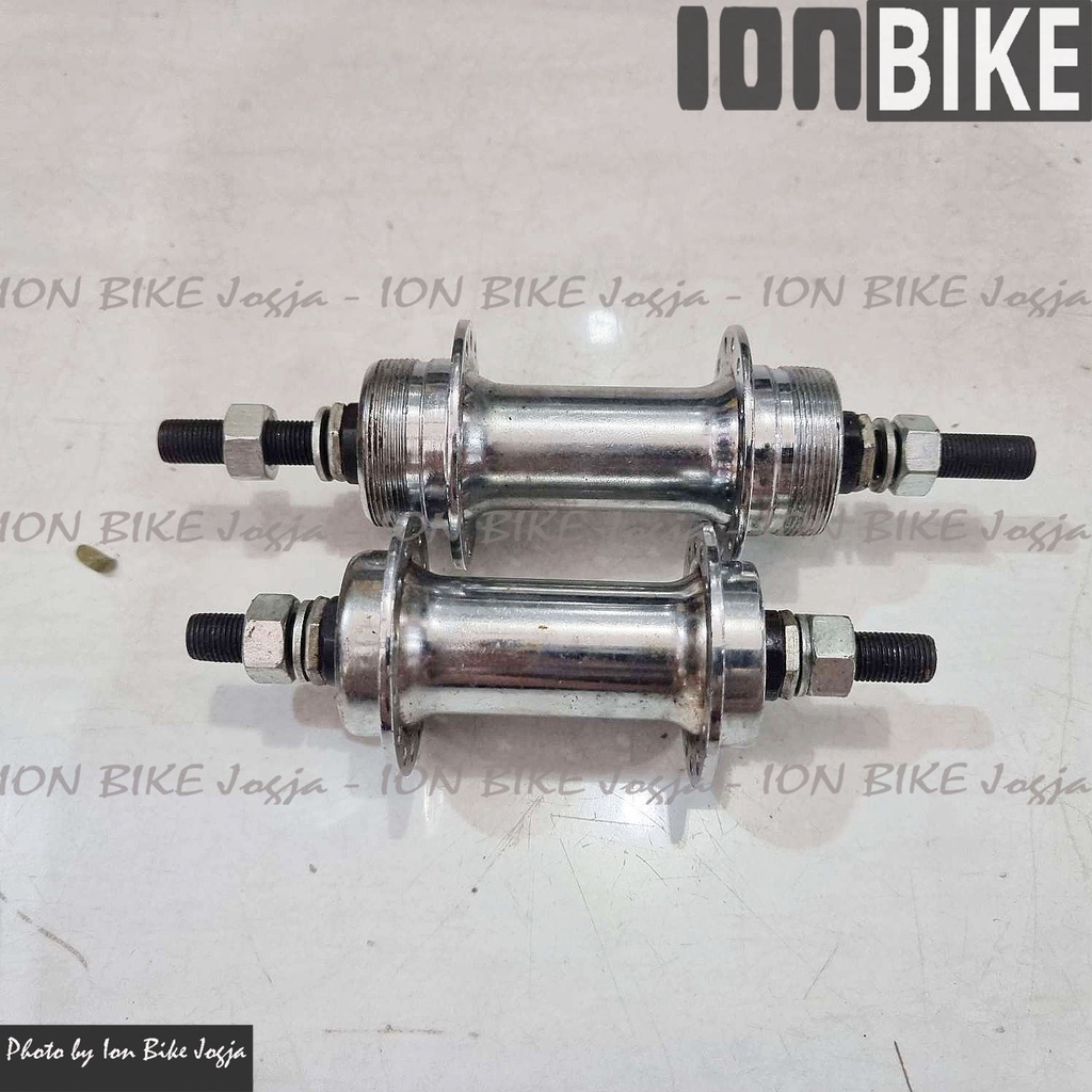 Hub Freehub Besi 28 Hole Drat 2 Double 28H Free Hub Sepeda Lipat BMX - Hub 28 H Vintage Klasik Jadul