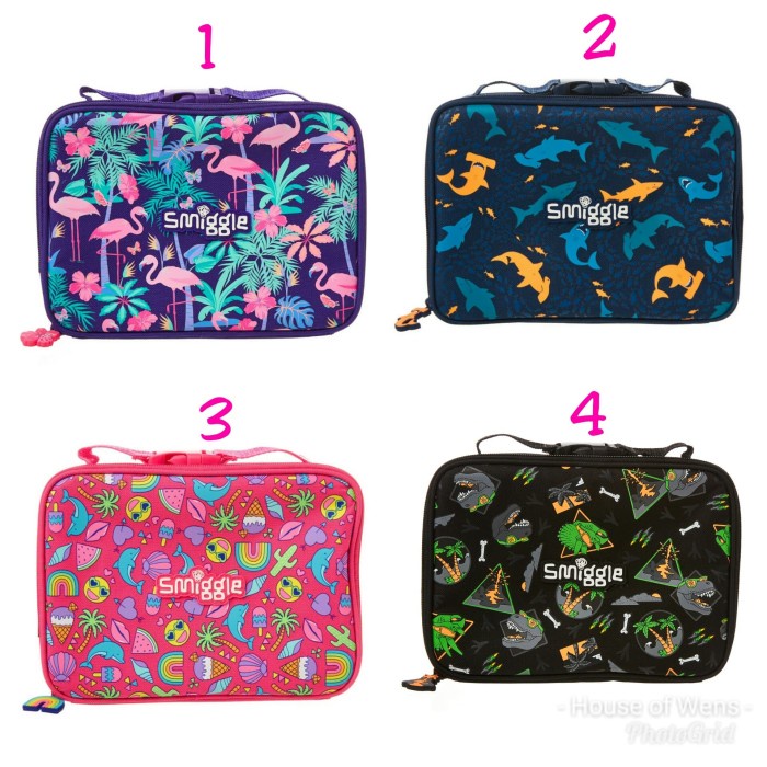 Bekal-Tas- Smiggle Paradise Square Lunchbox - Tas Bekal Smiggle - Ungu -Tas-Bekal.