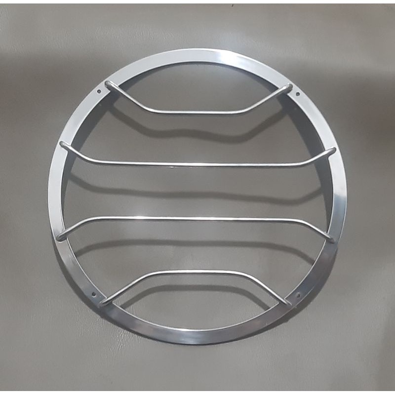 Grill Subwoofer 12 inch Chrome Jari 4 Tekuk Siku Gril Tutup Ring Speaker 12inch Alumunium Stainless