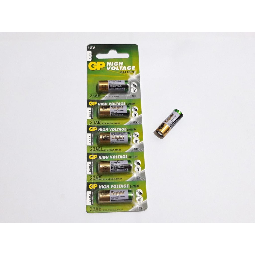 BATERAI GP 23A 12V (isi 5pcs per strip)