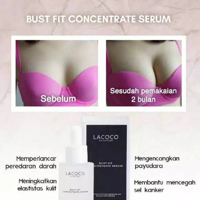 Lacoco busfit NASA serum pembesar payudara / serum perawatan payudara