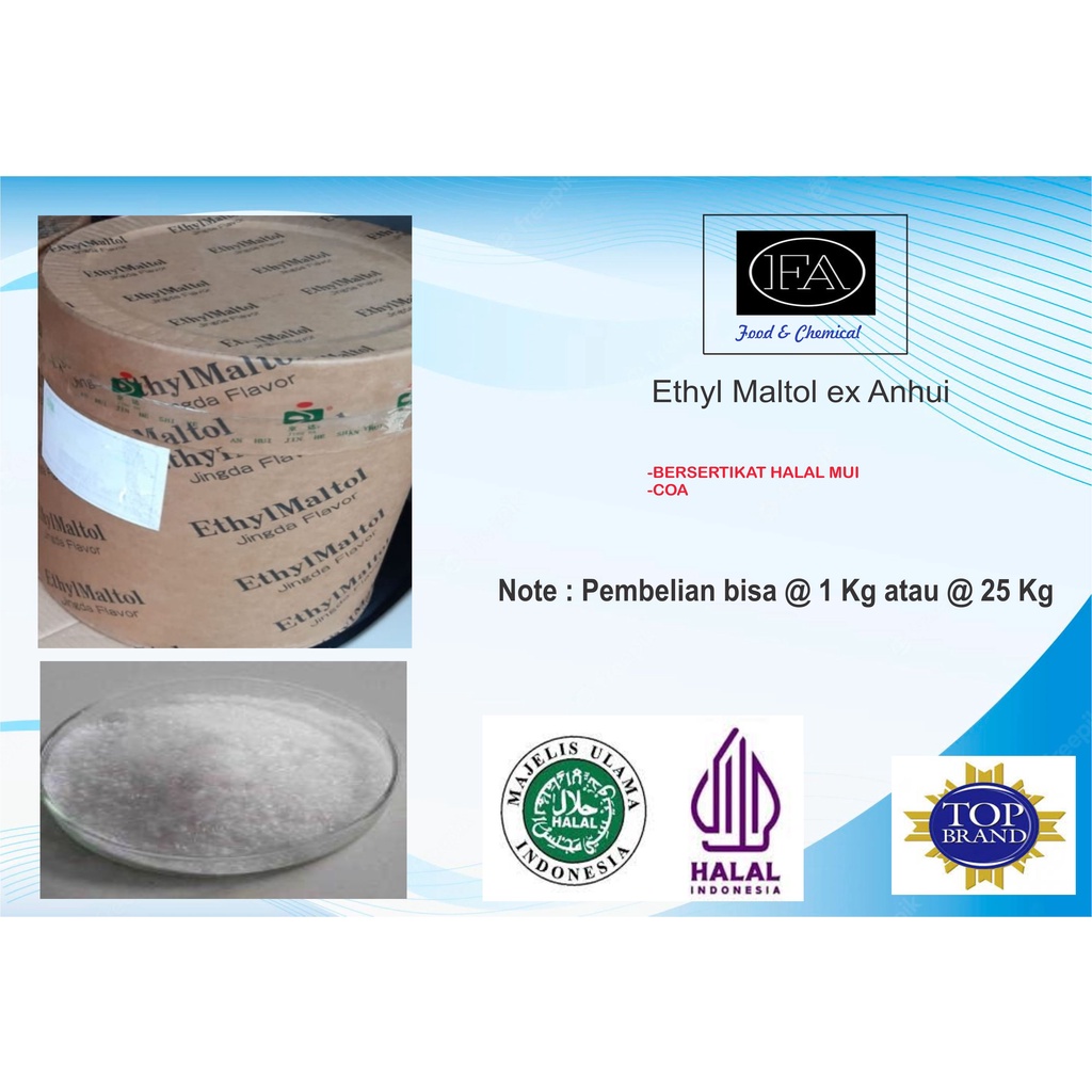 ETHYL MATOL EX ANHUI JINHE CHINA