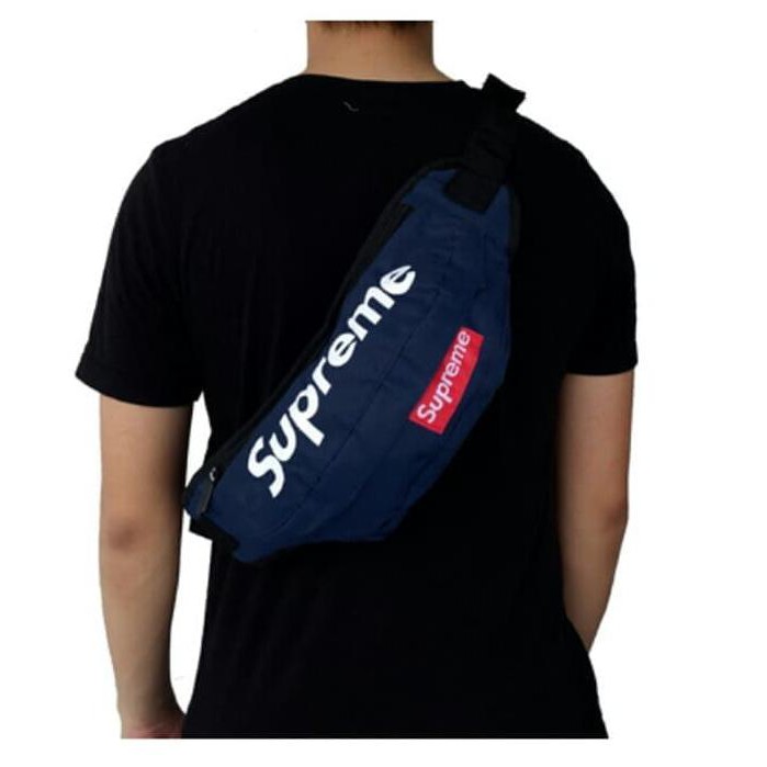 TERLARIS SI009 Waist Bag SUPREME/Tas Pinggang/Tas Selempang/Tas Dada Unisex - Hijau TERBAIK J119