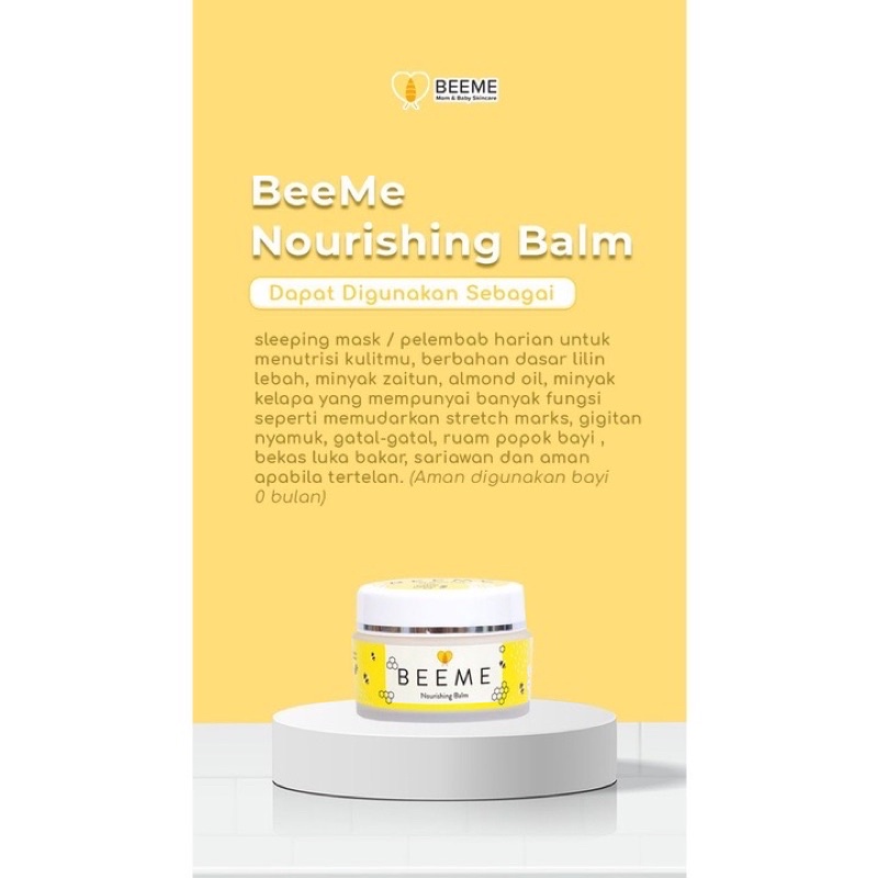 ❤️ FREE GIFT ❤️ PAKET HEMAT Beeme Nourishing Balm &amp; Beeme Honey Suncreen