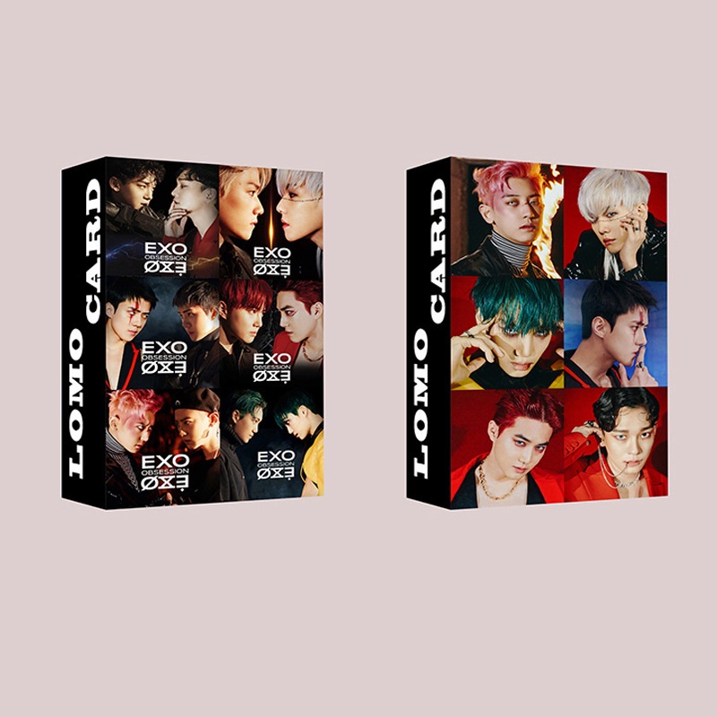 30pcs / set Kartu LOMO Foto Kpop TWICE NCT ASTRO EXO ATEEZ