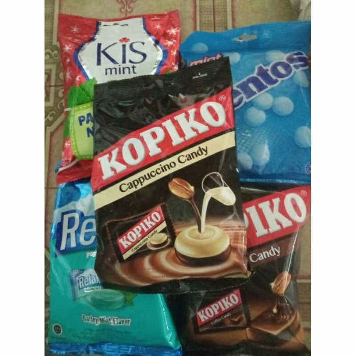 

PERMEN MENTOS,RELAXA,KISS,KOPIKO