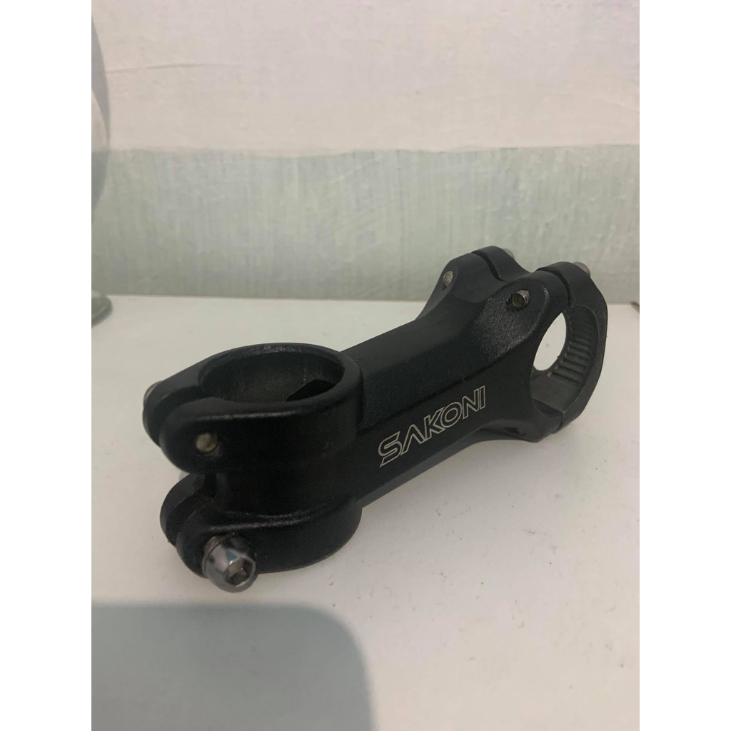 Stem Handle Bar OS Sepeda Gunung MTB AM 32mm / 31.8mm Sakoni Hitam