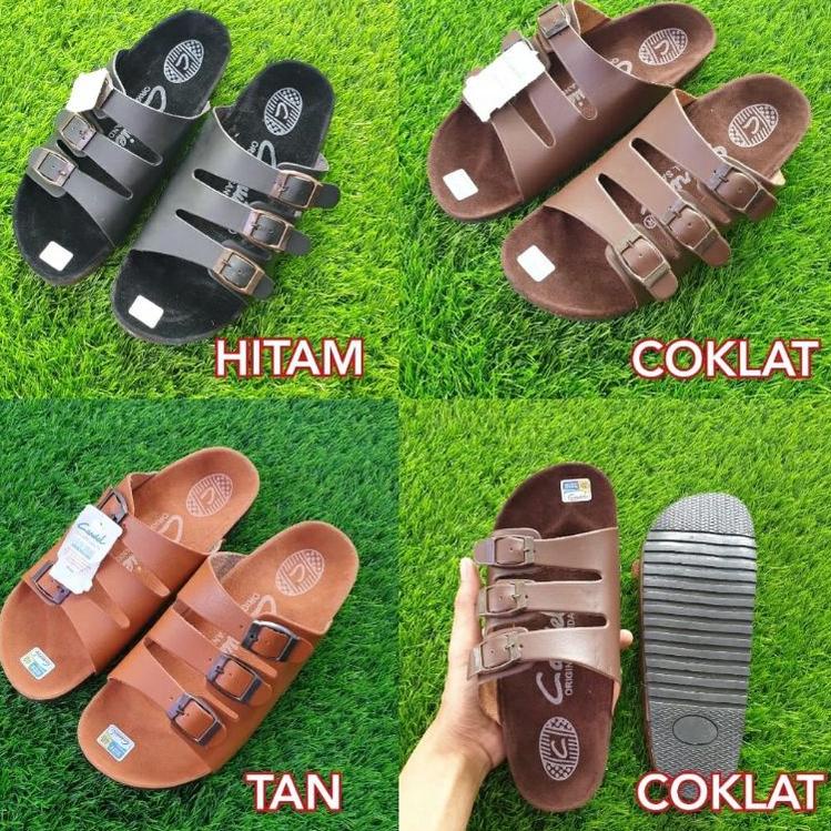 Sandal  Kulit Tali 3 / Sandal Pria Wanita / Ter  8I0