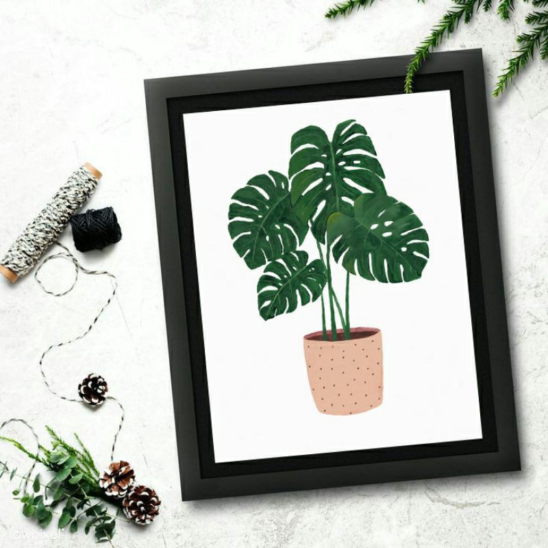 DEKORASI DINDING DAUN AESTHETIC // PAJANGAN DINDING AESTHETIC MURAH