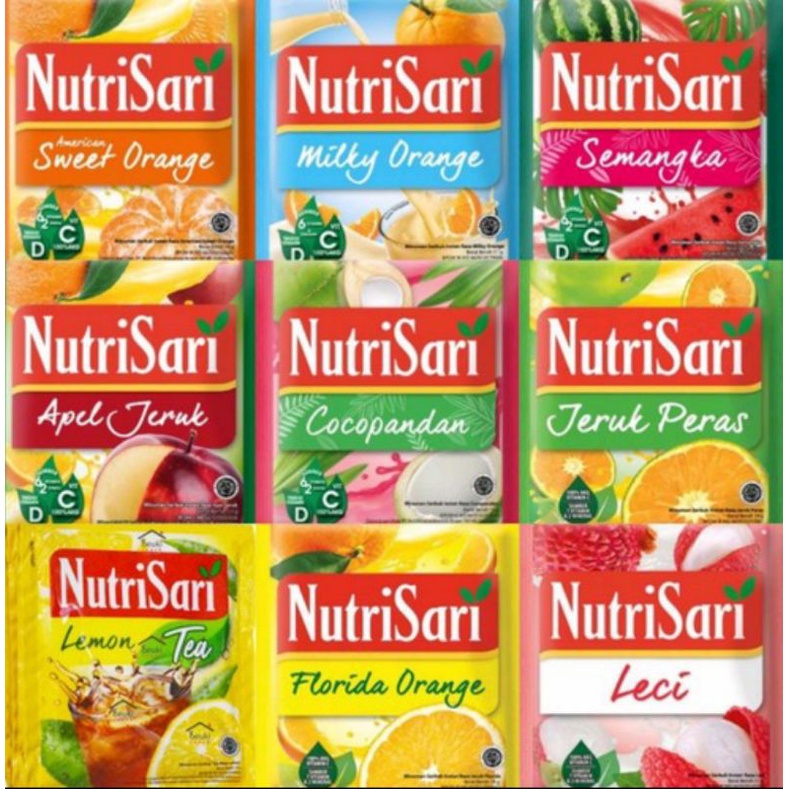 

Nutrisari All Varian Sachet