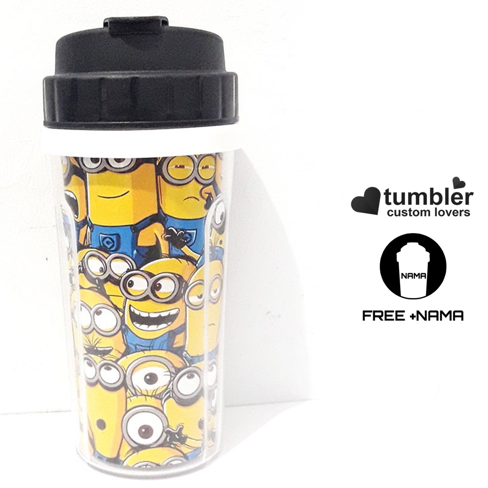 tumbler custom minions   botol minum   souvenir   promosi type g