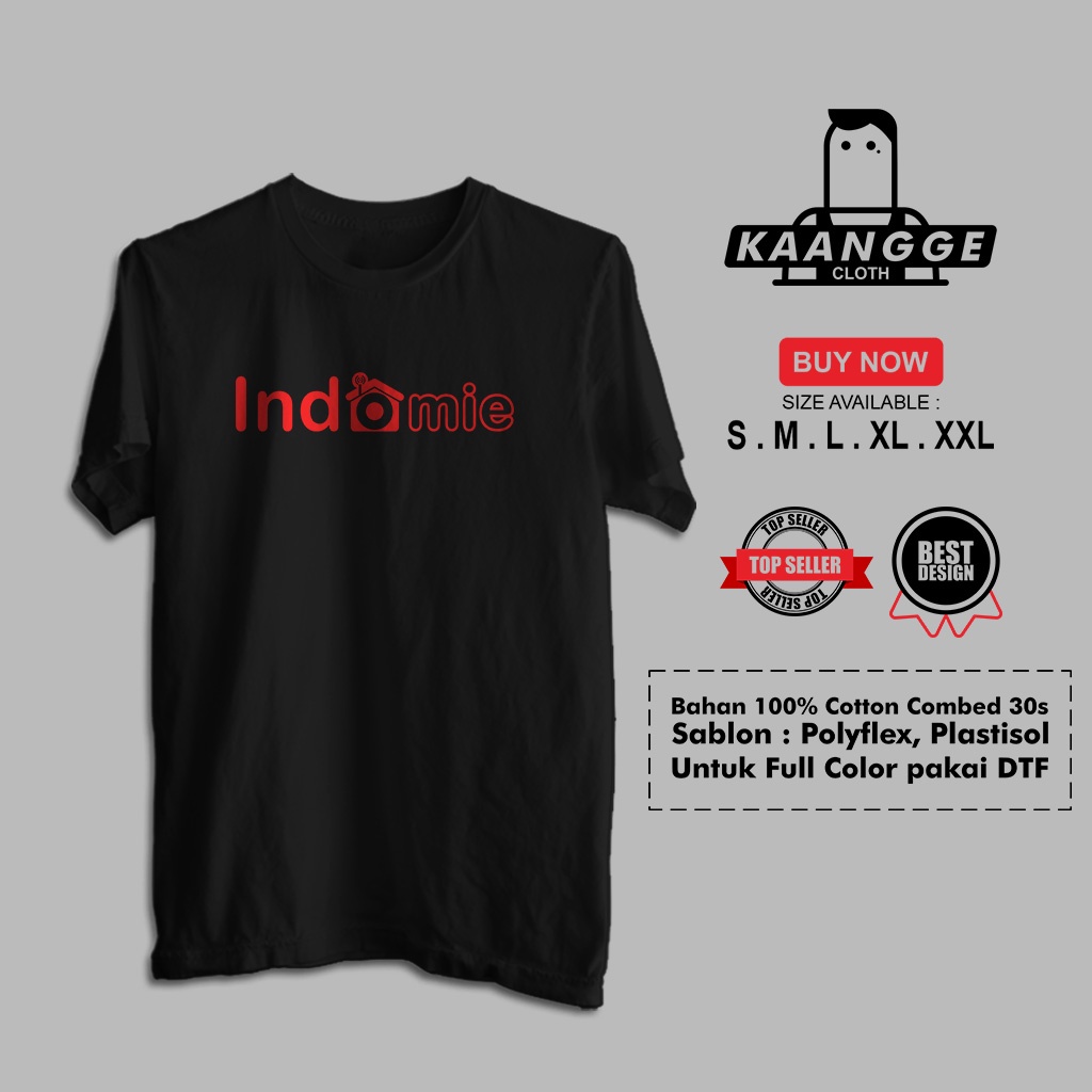 Kaos Plesetan Indomie Logo Baju Distro