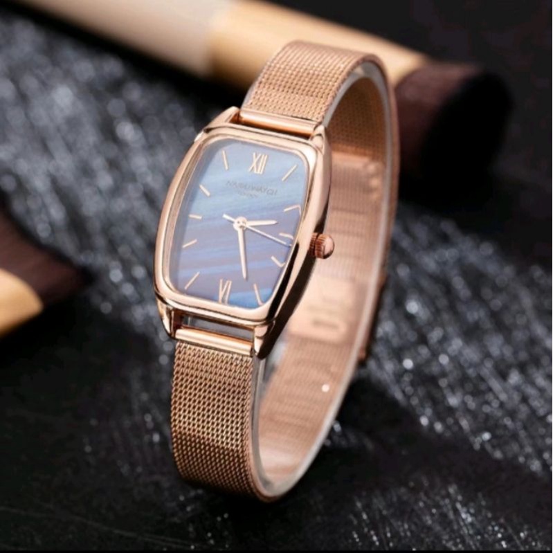 Jam Tangan Wanita Strap Rantai Pasir Analog Quartz (002SL)