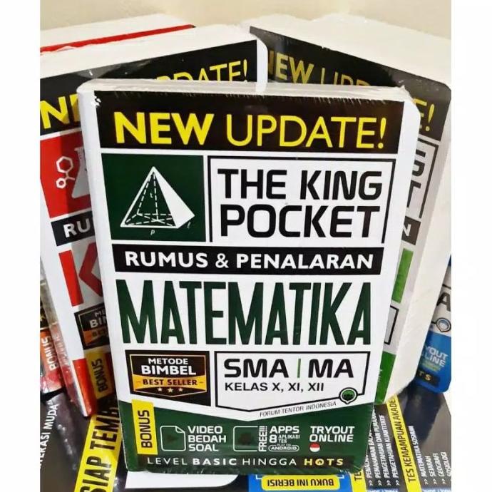 

BUKU NEW UPDATE THE KING POCKET MATEMATIKA SMA Kls X,XI,XII