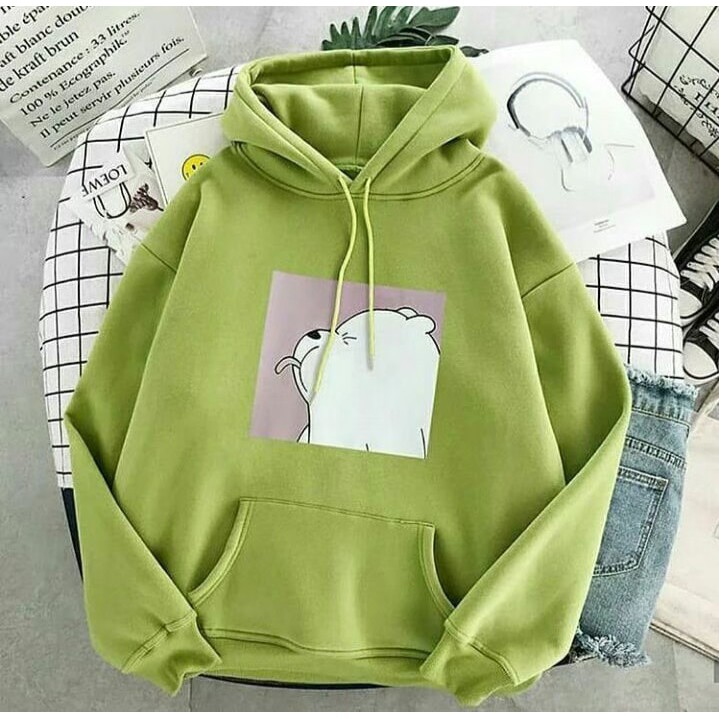 RCL - JAKET SWEATER CUTE BEAR SWEATER HODIE PRIA WANITA