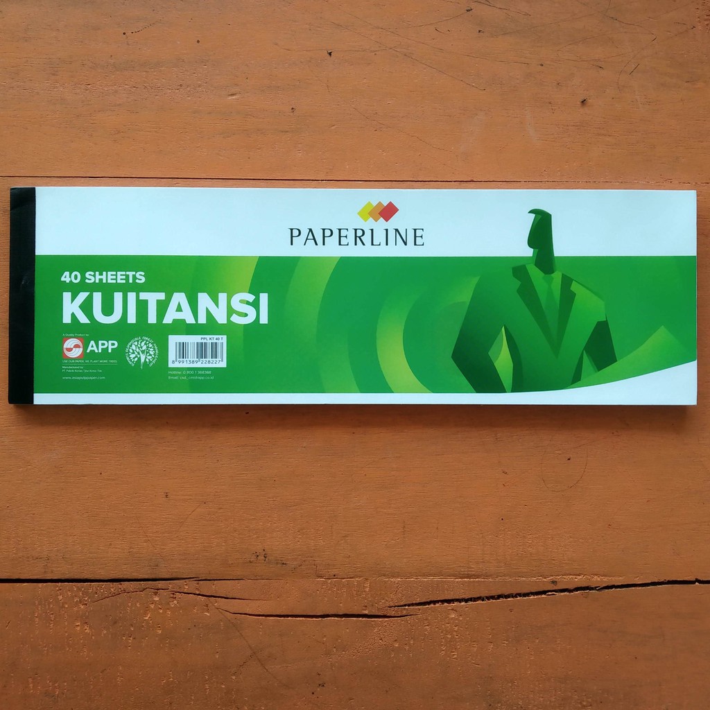 

(1 Buku) Kuitansi Ukuran Tanggung / Sedang Paperline [ATK] kwitansi