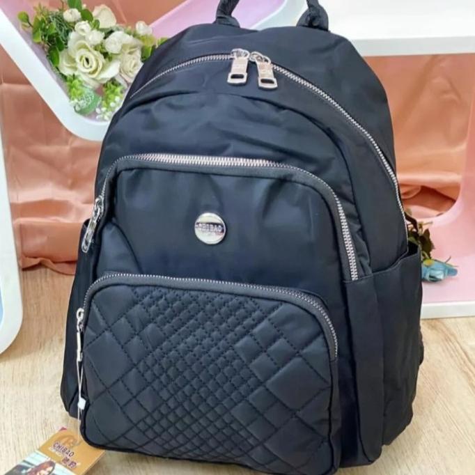 TAS RANSEL WANITA IMPORT MERK CHIBAO MOTIF BORDIR