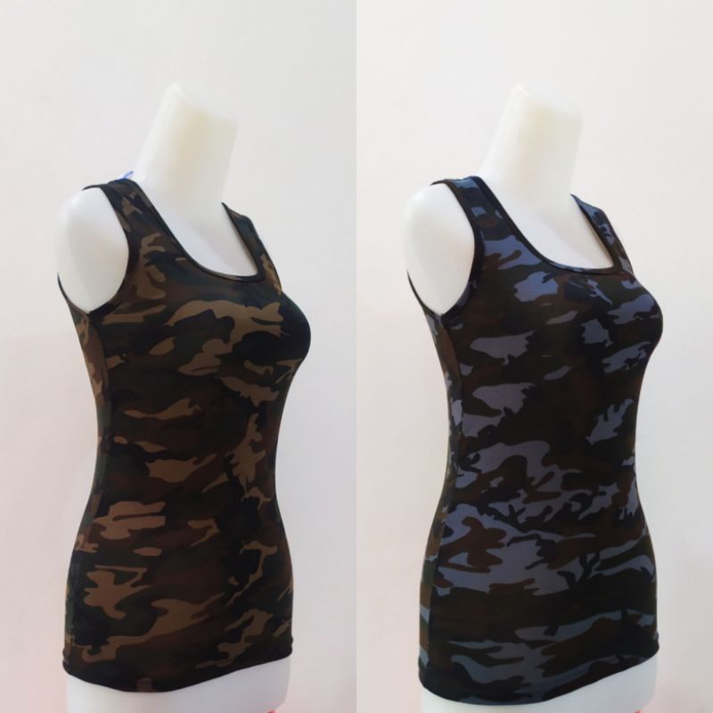 Kaos Atasan Yukensi Olahraga Wanita Bahan TC Spandek Allsize