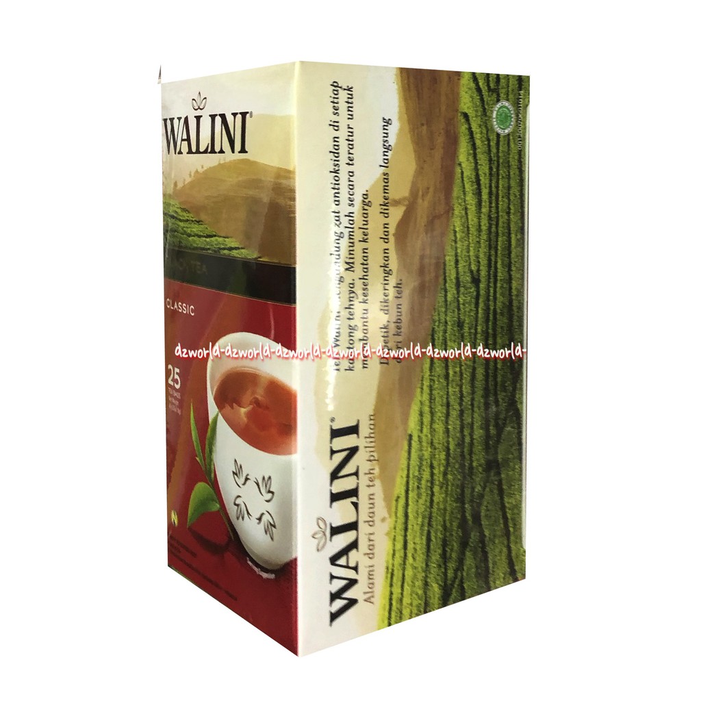 Walini Klasik 25 Bag Tea Walini Classic Teh Celup Teh Hitam Celup Teh Hitam Walini Rasa Original Teh Walinni Blacktea