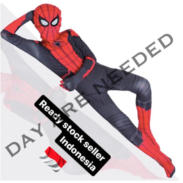 Kostum baju spiderman homecoming / home coming far from home anak cosplay spider man / spidermen / spider men spedermen sepedermen sepederman sepedermen iron anak dewasa cosplay costume costum costumes kostom helloween haloween hallowen