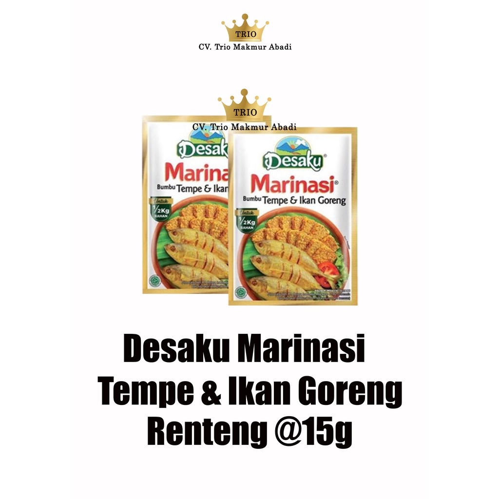 

Desaku Bumbu Marinasi Tempe & Ikan Goreng 15g Renteng