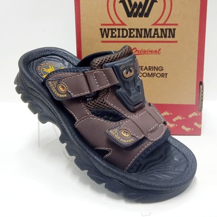 sandal pria weidenmann new galaxy brown.original weidenmann