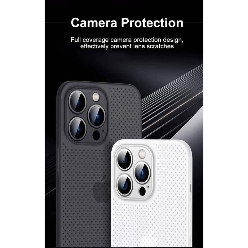 Soft Case Bahan Silikon Breathable Model Sarang Lebah Untuk iPhone 13 12 11 Pro MAX Mini X XS MAX XR SE 2022 2020 7 8 Plus