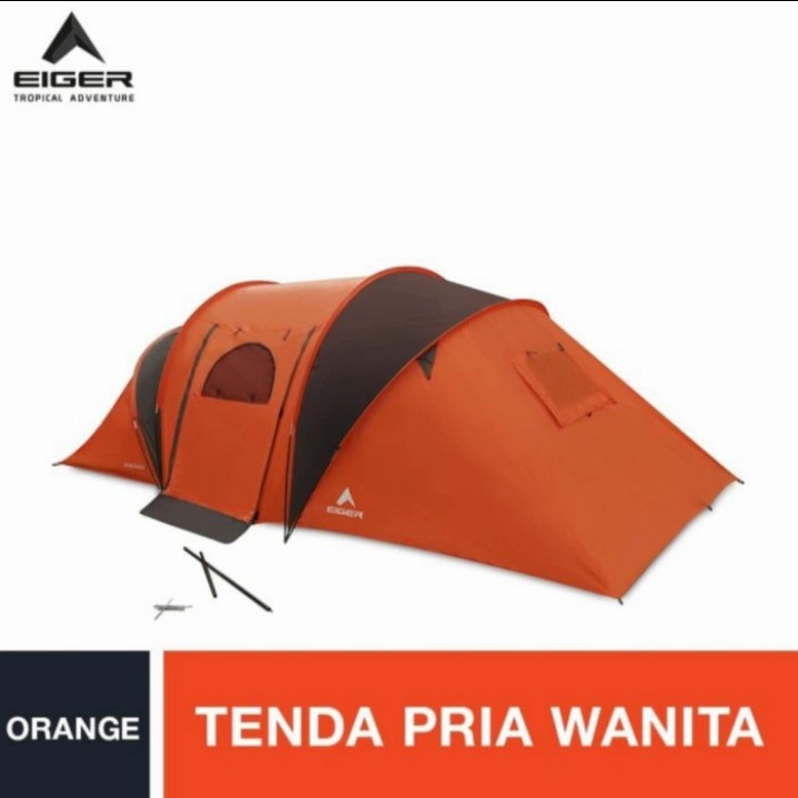 Tenda Camping Eiger1989 Rendezvous Original 6P Tent Tenda Gunung Hiking Camping Outdoor