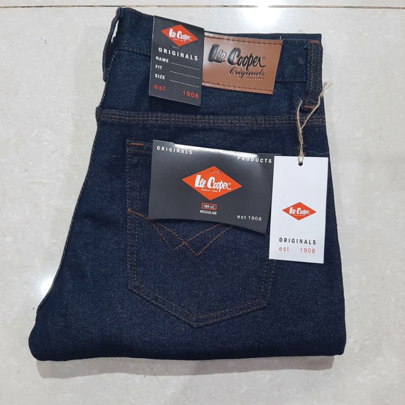 Celana jeans reguler pria size 28-38