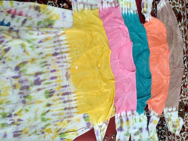 Gamis Kaos Pelangi Gitsya Ori Ziray Batik Jumbo Premium