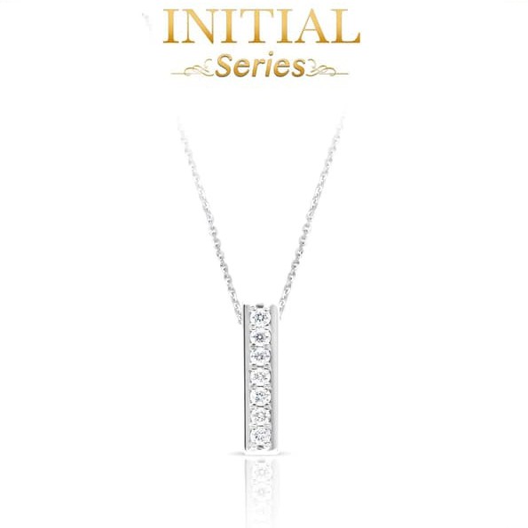 Liontin Berlian 18K Inisial /Huruf I (Exclude Rantai Kalung) Swan Jewellery