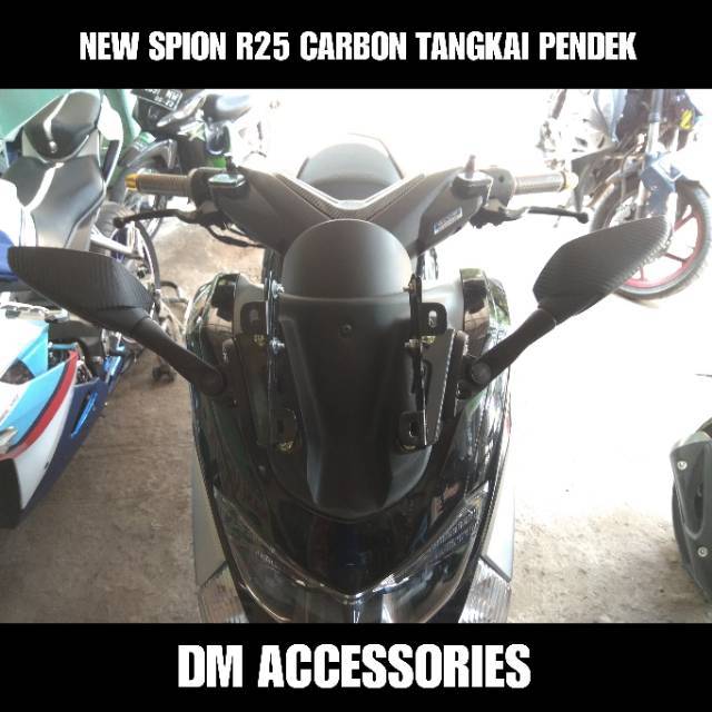 New Spion Yamaha R25 Tangkai Pendek For R25 Nmax R15 V2 R15 V3 Vva