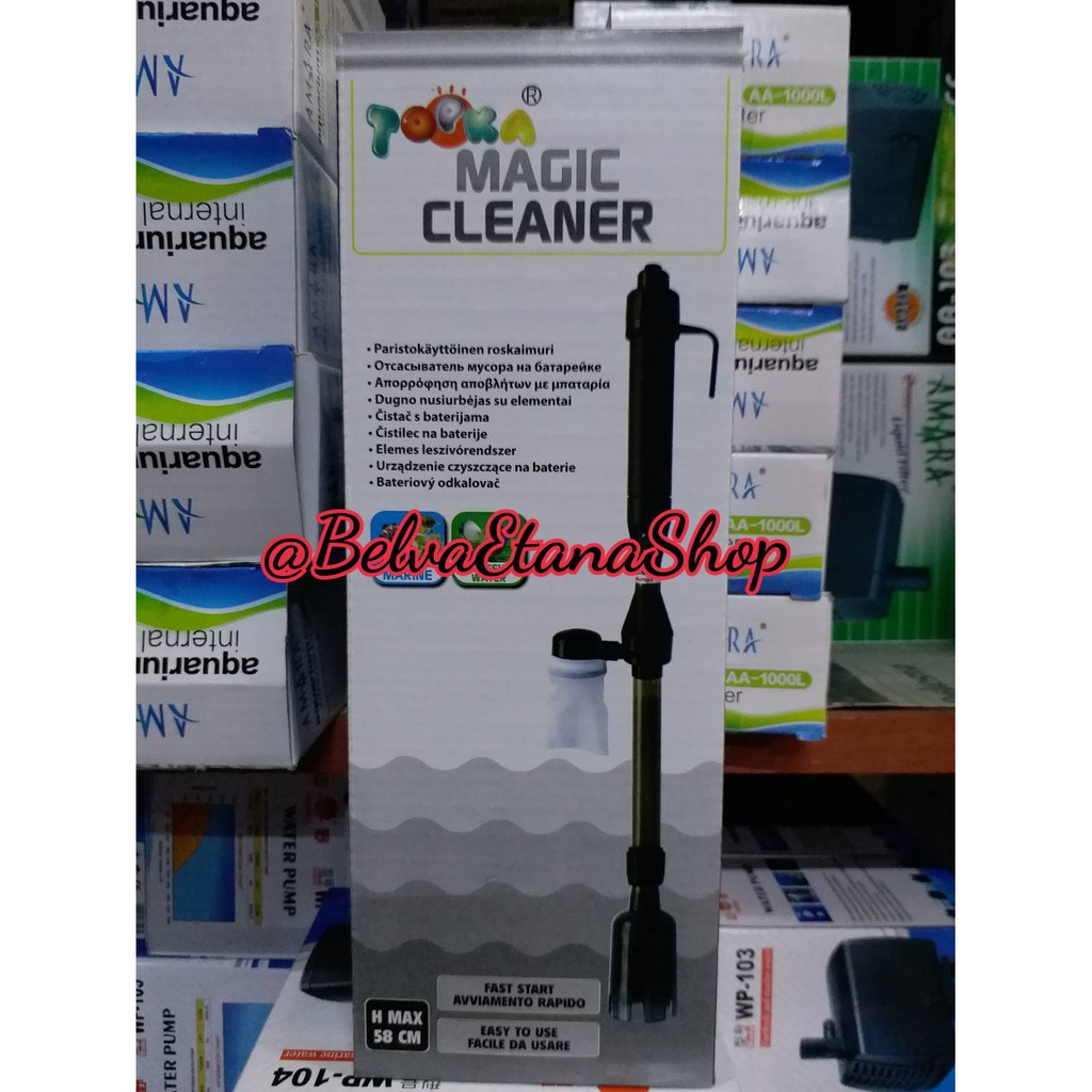 Topka Magic Cleaner Pembersih Aquarium Alat Penguras Aquarium