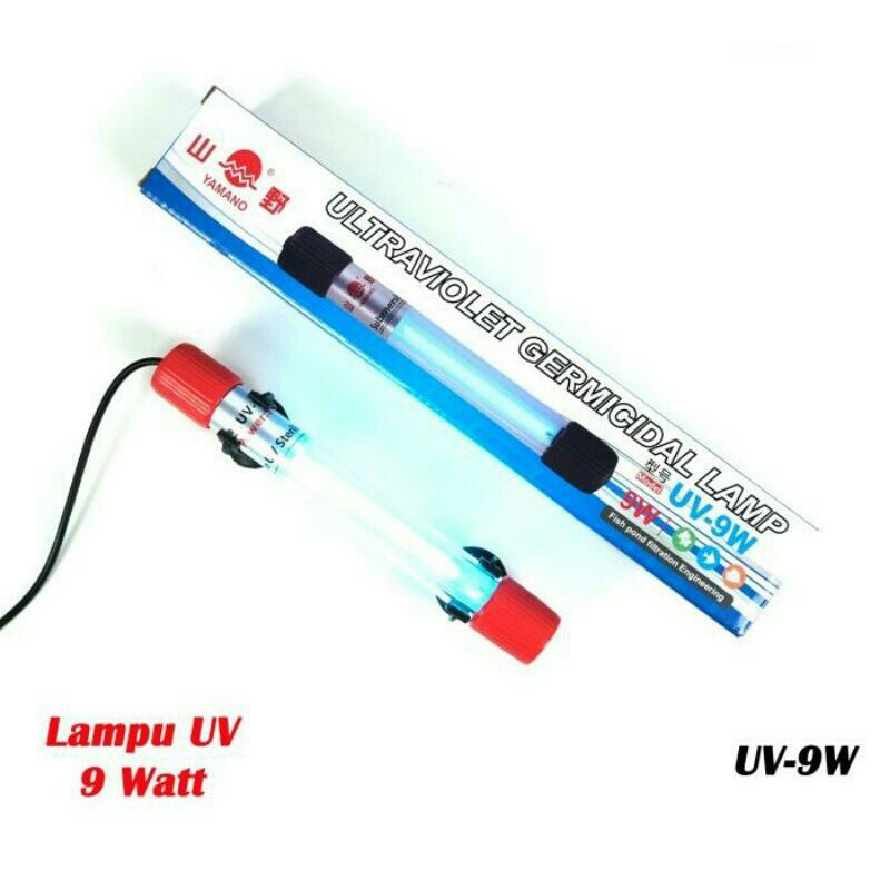 YAMANO Lampu UV 9 Watt Ultraviolet Aquarium Kolam Aquascape 9Watt 9W W