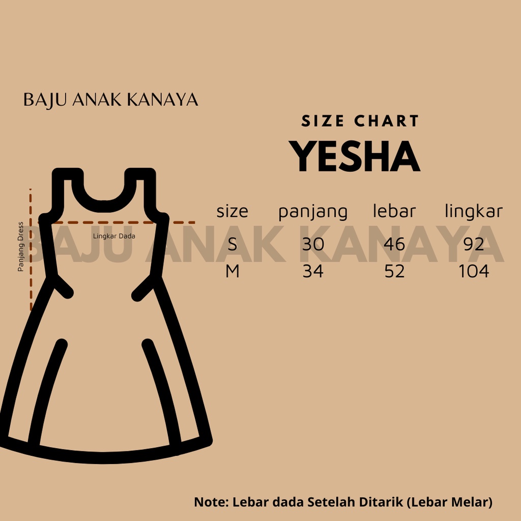 3-18 BLN DRESS BAYI YESHA DRESS BAYI PEREMPUAN FREE HEADBAND by BAJU ANAK KANAYA