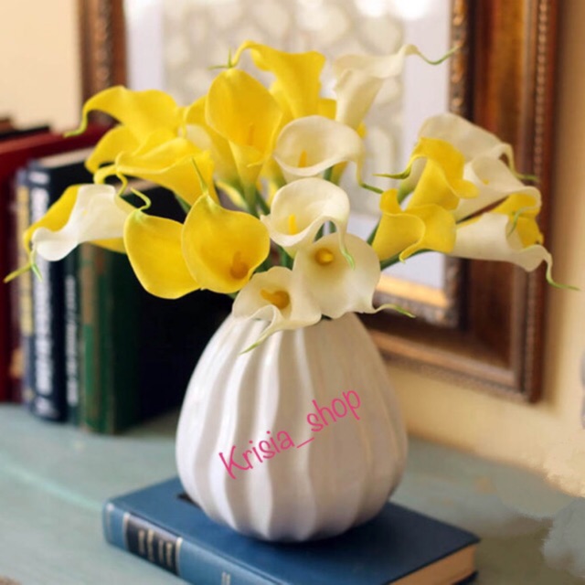 Cala lily artificial/ cala lily palsu/cala lily real touch/ cala lily latex