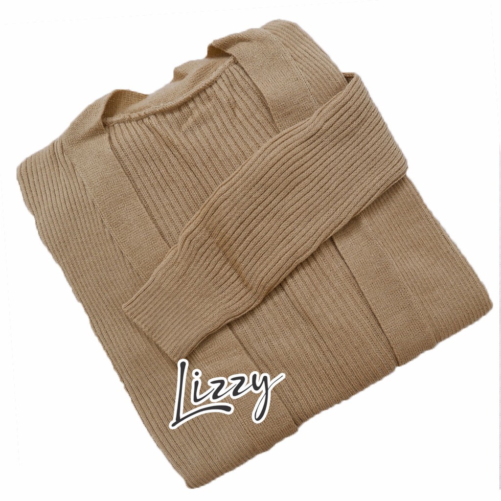 Long cardigan belle PREMIUM BY LIZZY-moca