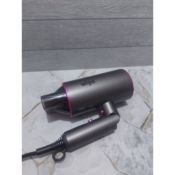 Professional Hair Dryer Lipat 1800W W 850 Light Metal Gray 3 Speed Travel Hair Dryer