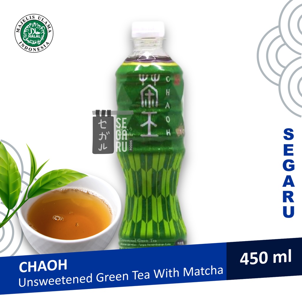 

CHAOH Unsweetened Japanese Green Tea with Matcha | Teh Hijau 450 mL