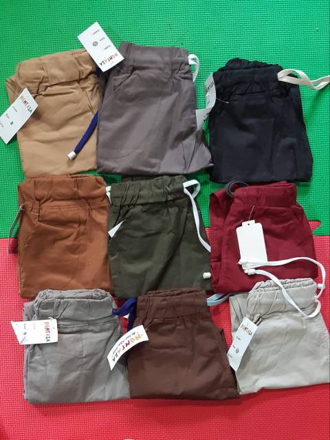 PILIH WARNA Celana jogger panjang bayi / anak perempuan / laki-laki cowok cewek usia 6bulan 1 2 3 tahun