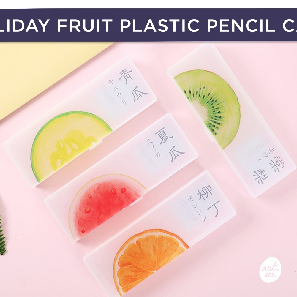 

Holiday Fruit Plastic Pencil Case