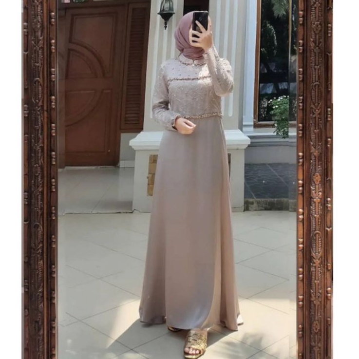 Olivia Olshop // GAMIS YULIANA DRESS PAYET PREMIUM // GAMIS PESTA MEWAH // GAMIS TERBARU // FASHION 