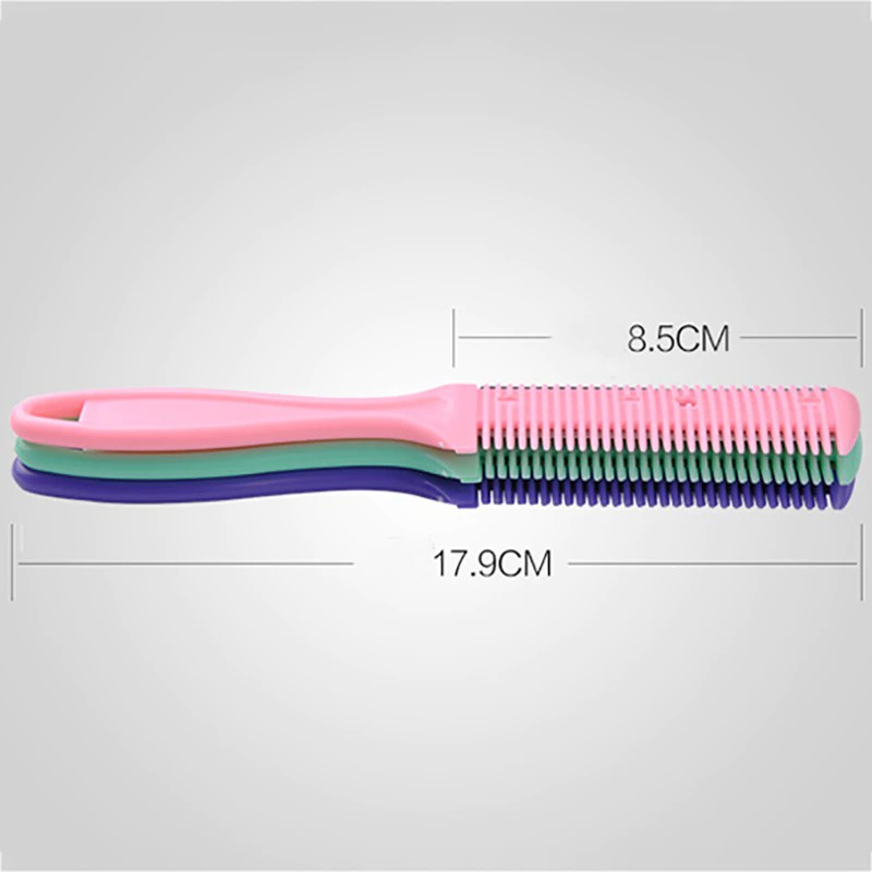 Liang Sheng Sisir Pisau Cukur Rambut Sasak Magic Comb Hair Cut Styling Double-Sided Razor - WZ2011 - Black