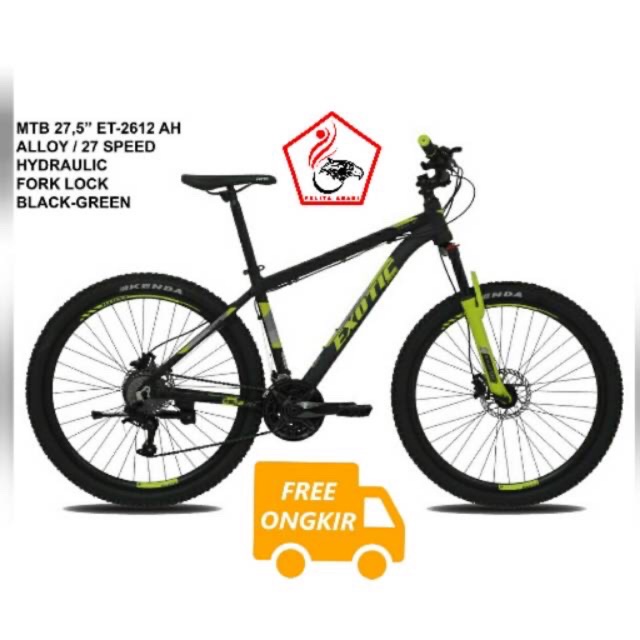 FREE ONGKIR EXOTIC MTB 27.5 2612 AH 27SPEED REM HIDROLIS SEPEDA GUNUNG TERMURAH