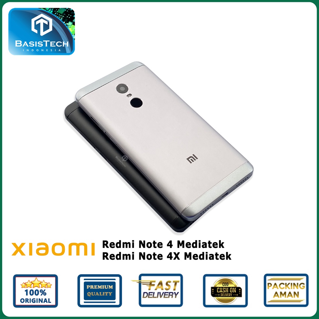 BACK COVER BACKDOOR CASING XIAOMI REDMI NOTE 4 4X MEDIATEK