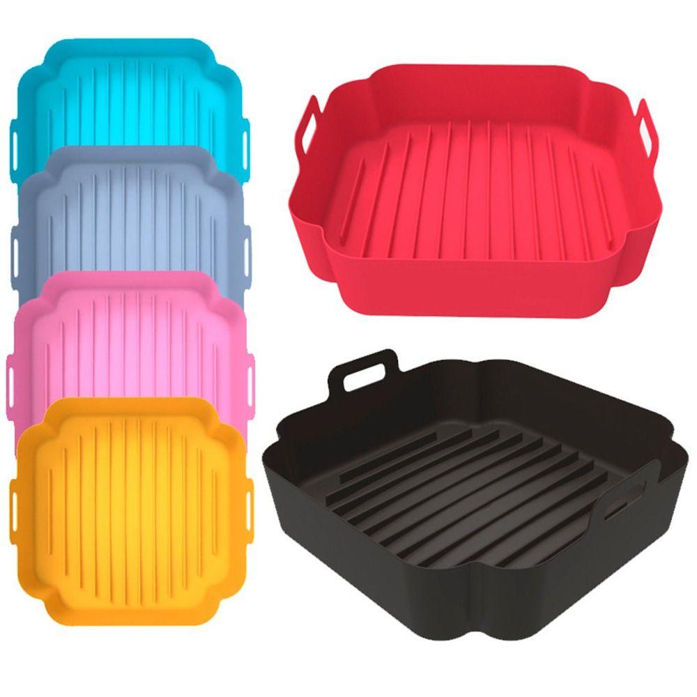 Solighter Square Silicone Pot Grill Pot Tray Masak Reusable Baking Basket