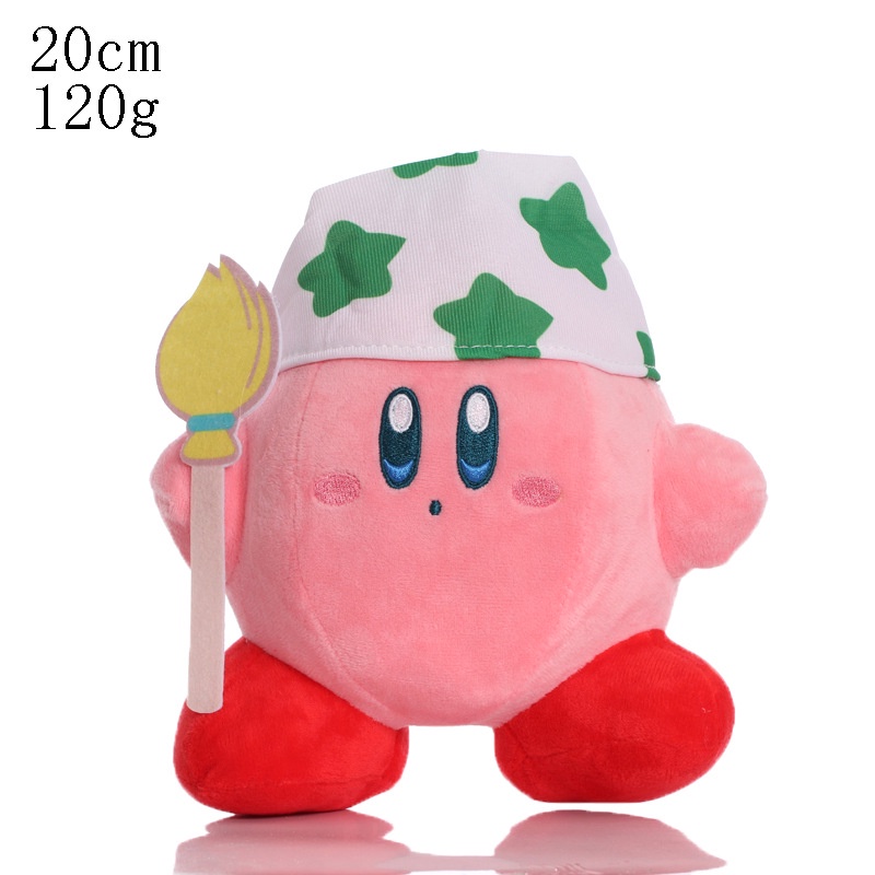 Mainan Boneka Stuffed Plush Anime Chef Doo Ninja Kirby 18-23CM Warna Pink Untuk Anak