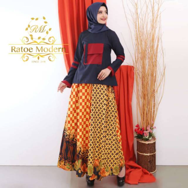 Setelan rok batik